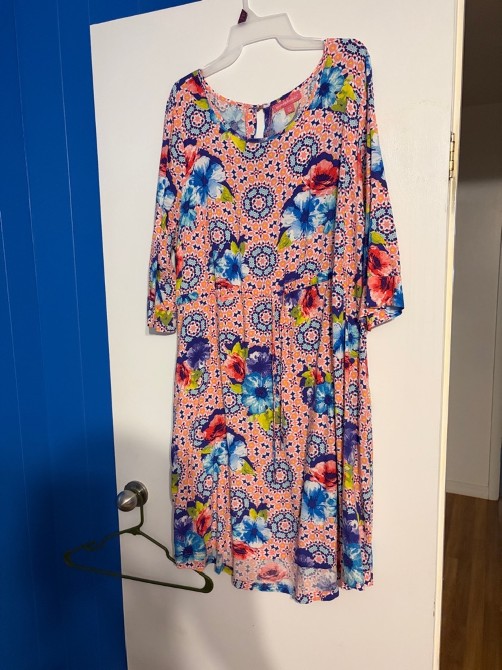 Woman Within Floral Dress